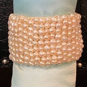 Pearl cuff bracelet
